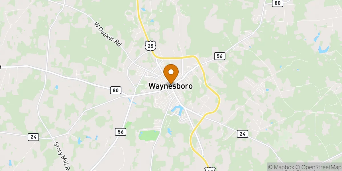  neighborhood map in Waynesboro, GA